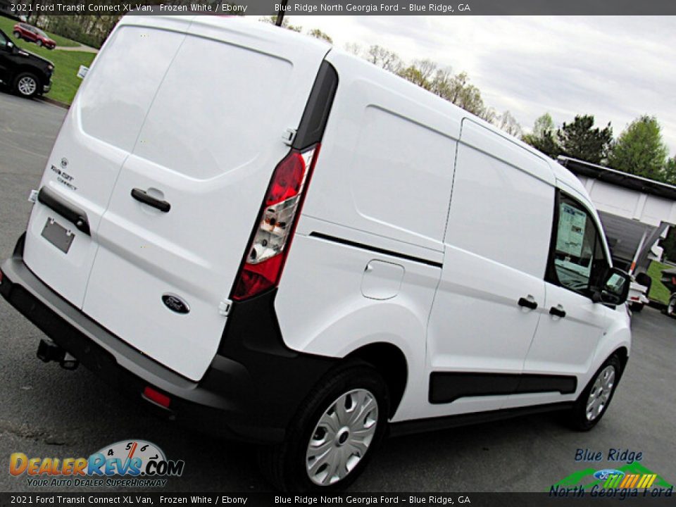 2021 Ford Transit Connect XL Van Frozen White / Ebony Photo #26