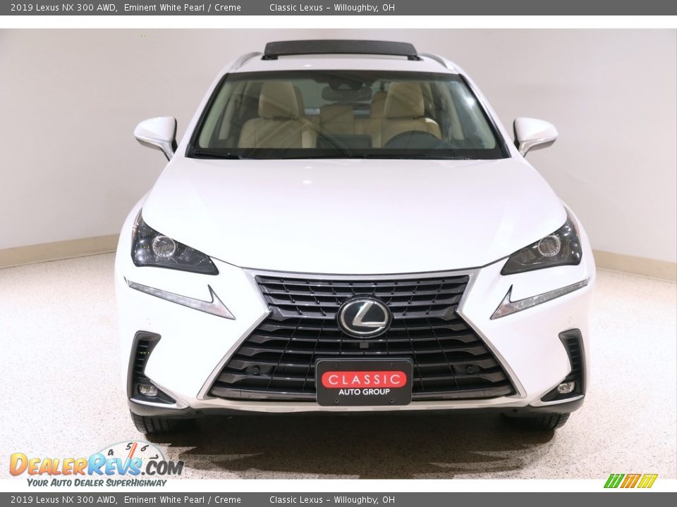 2019 Lexus NX 300 AWD Eminent White Pearl / Creme Photo #2