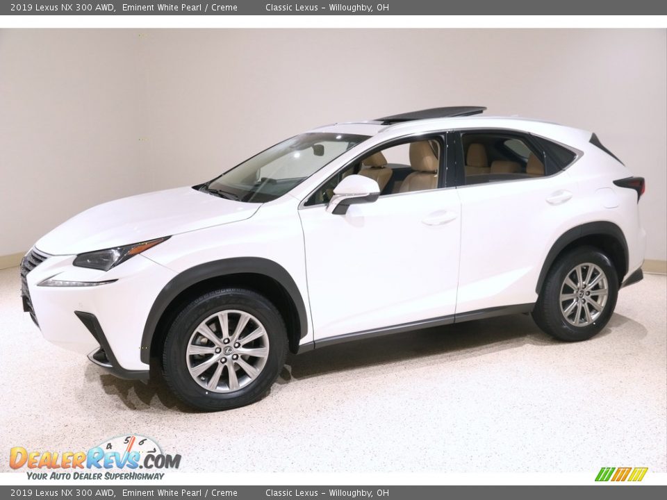 2019 Lexus NX 300 AWD Eminent White Pearl / Creme Photo #3