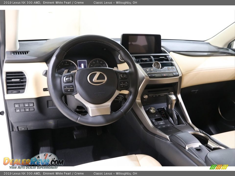 2019 Lexus NX 300 AWD Eminent White Pearl / Creme Photo #6
