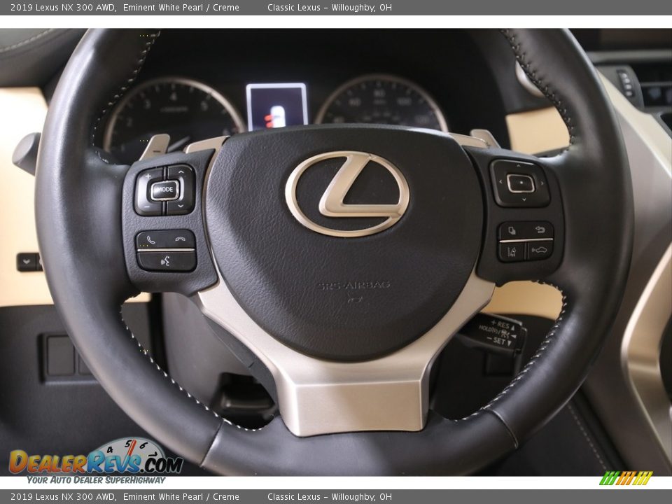 2019 Lexus NX 300 AWD Eminent White Pearl / Creme Photo #7