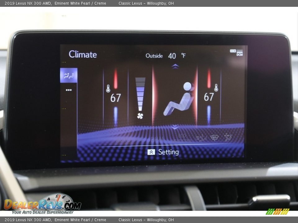 2019 Lexus NX 300 AWD Eminent White Pearl / Creme Photo #14