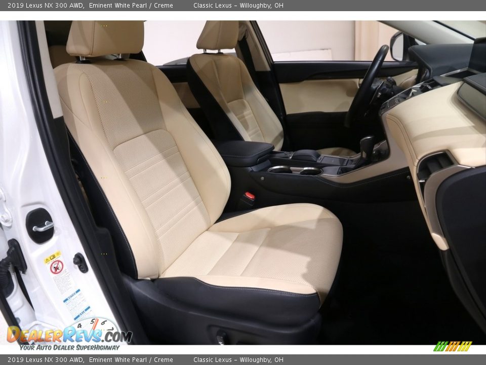 2019 Lexus NX 300 AWD Eminent White Pearl / Creme Photo #17