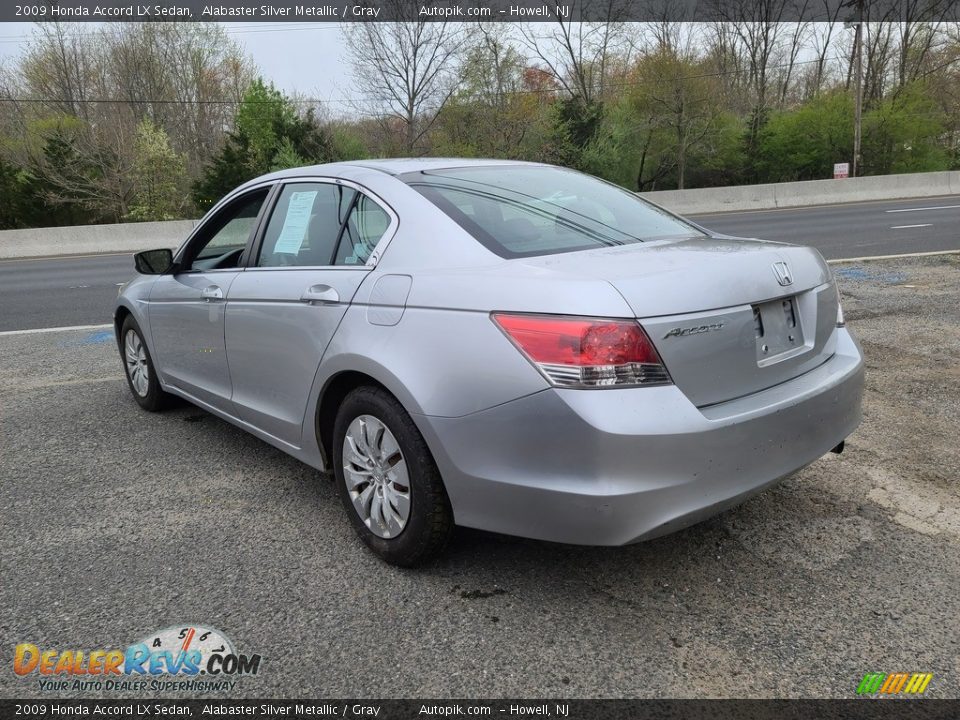 2009 Honda Accord LX Sedan Alabaster Silver Metallic / Gray Photo #7