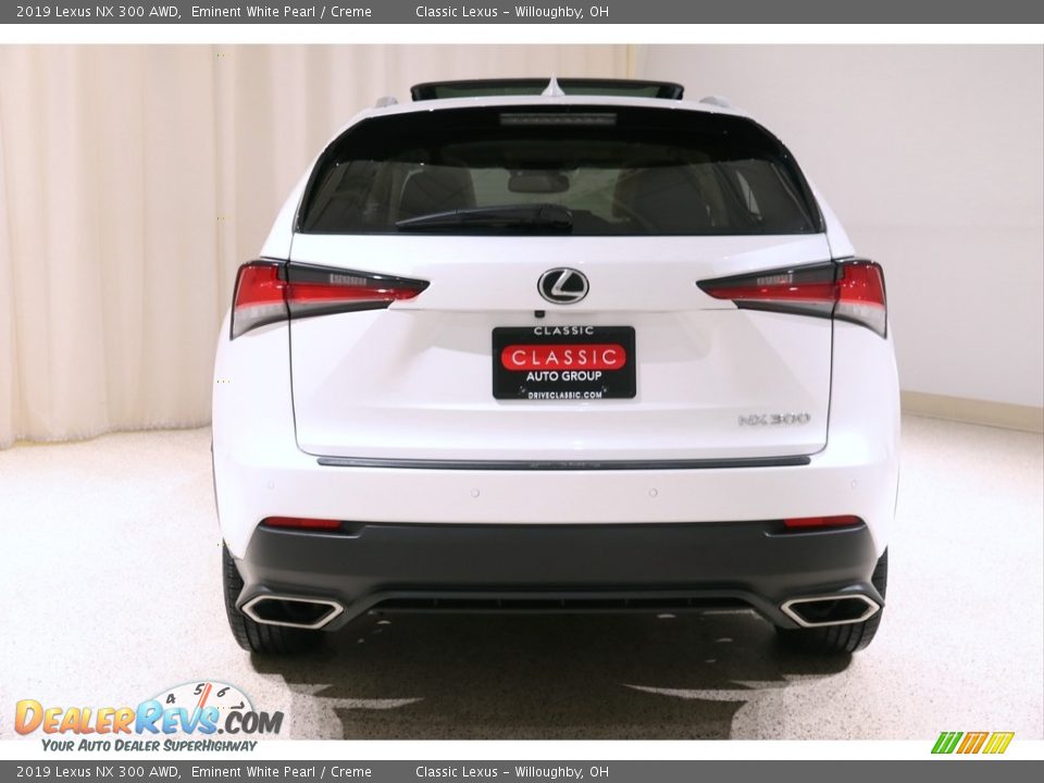 2019 Lexus NX 300 AWD Eminent White Pearl / Creme Photo #20
