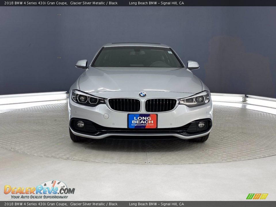 2018 BMW 4 Series 430i Gran Coupe Glacier Silver Metallic / Black Photo #2