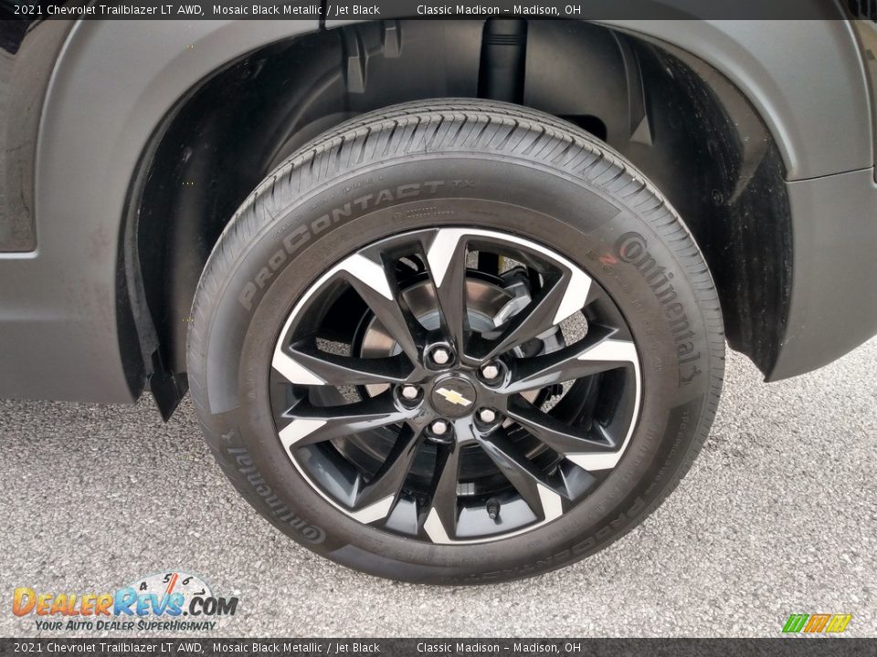 2021 Chevrolet Trailblazer LT AWD Mosaic Black Metallic / Jet Black Photo #8