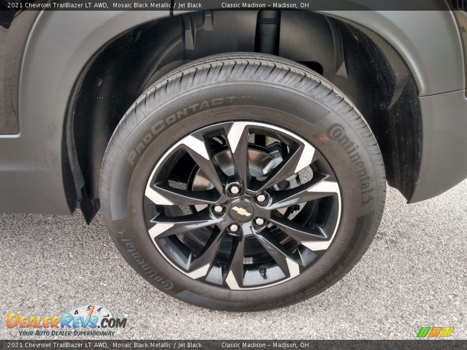 2021 Chevrolet TrailBlazer LT AWD Mosaic Black Metallic / Jet Black Photo #8