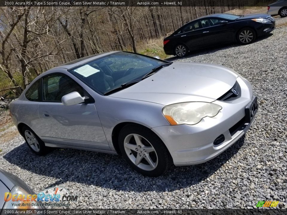 2003 Acura RSX Type S Sports Coupe Satin Silver Metallic / Titanium Photo #1