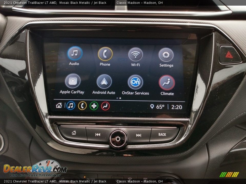2021 Chevrolet TrailBlazer LT AWD Mosaic Black Metallic / Jet Black Photo #13