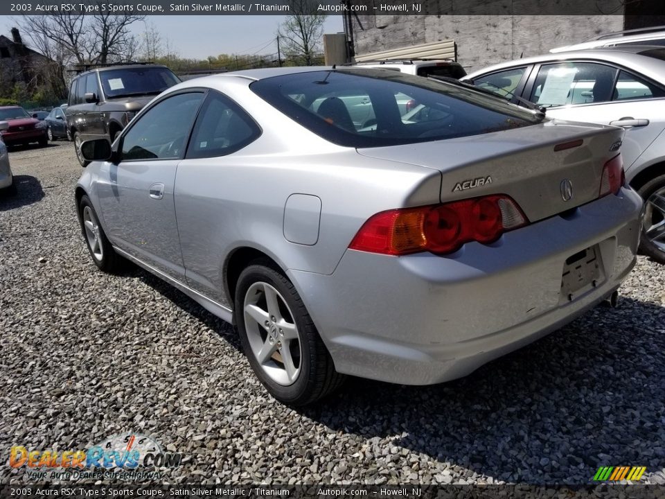 2003 Acura RSX Type S Sports Coupe Satin Silver Metallic / Titanium Photo #4