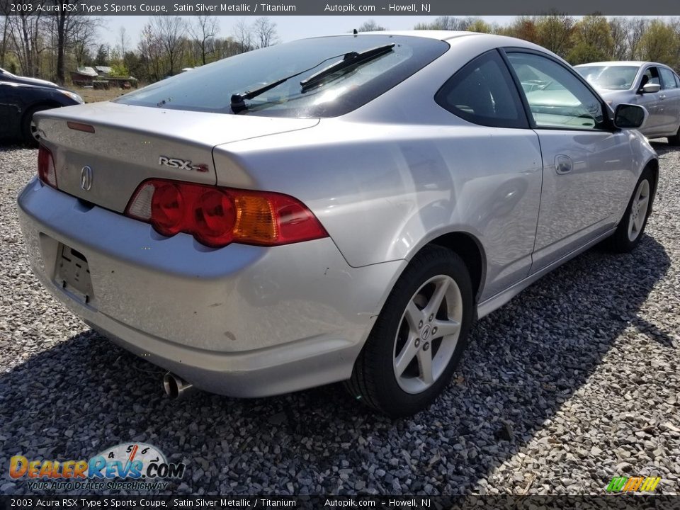 2003 Acura RSX Type S Sports Coupe Satin Silver Metallic / Titanium Photo #6