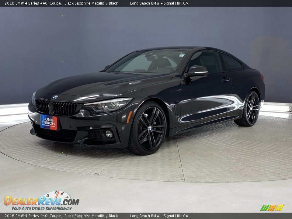 2018 BMW 4 Series 440i Coupe Black Sapphire Metallic / Black Photo #3