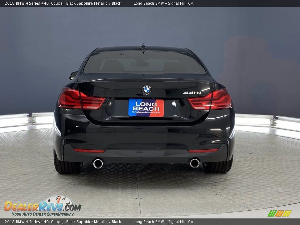 2018 BMW 4 Series 440i Coupe Black Sapphire Metallic / Black Photo #4