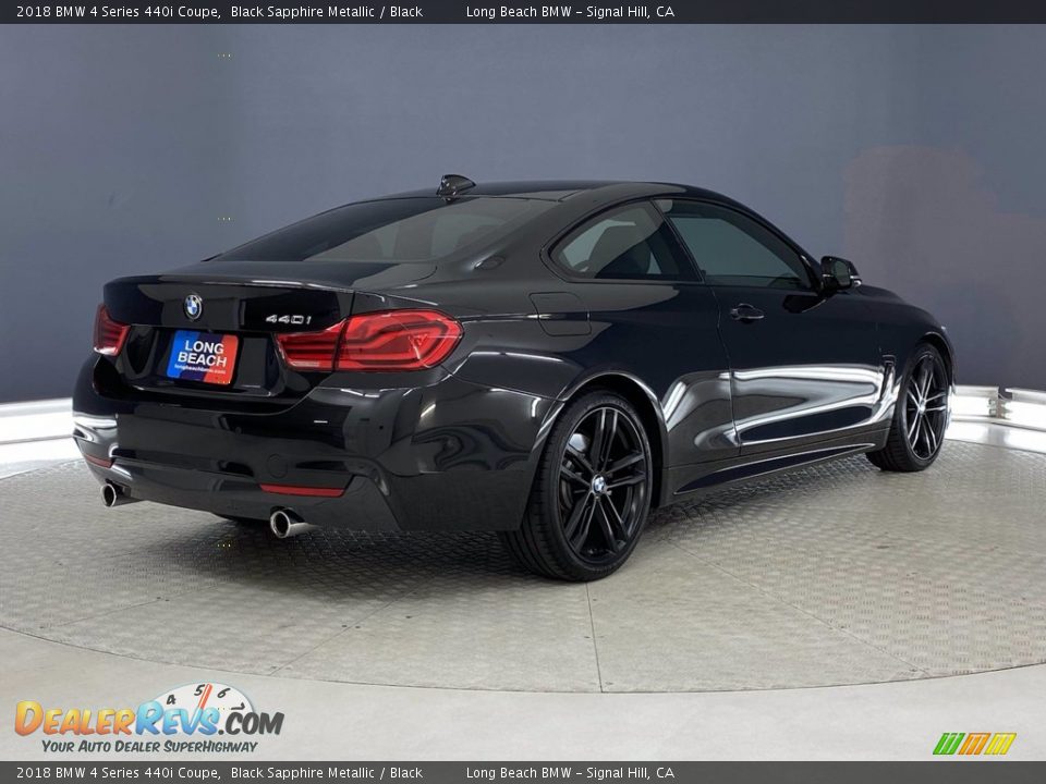 2018 BMW 4 Series 440i Coupe Black Sapphire Metallic / Black Photo #5