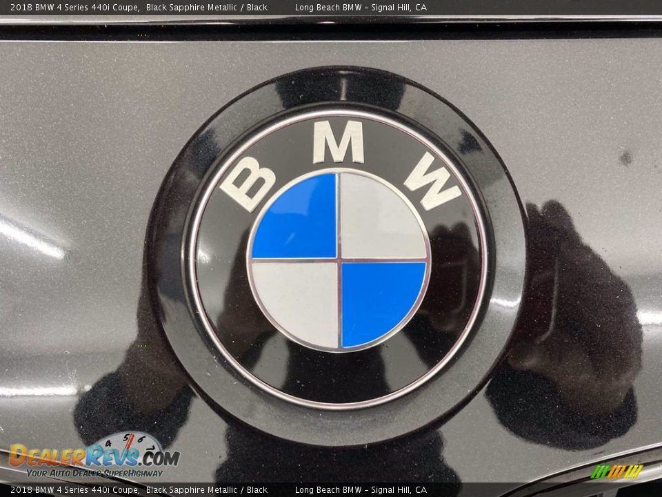 2018 BMW 4 Series 440i Coupe Black Sapphire Metallic / Black Photo #8