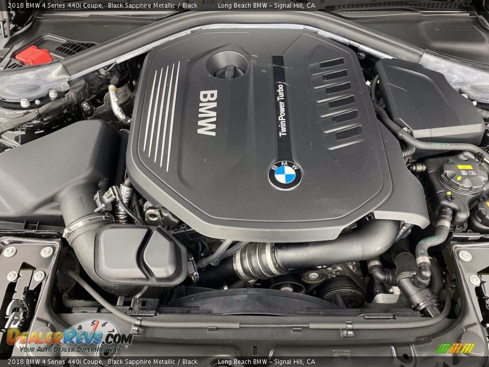 2018 BMW 4 Series 440i Coupe Black Sapphire Metallic / Black Photo #12