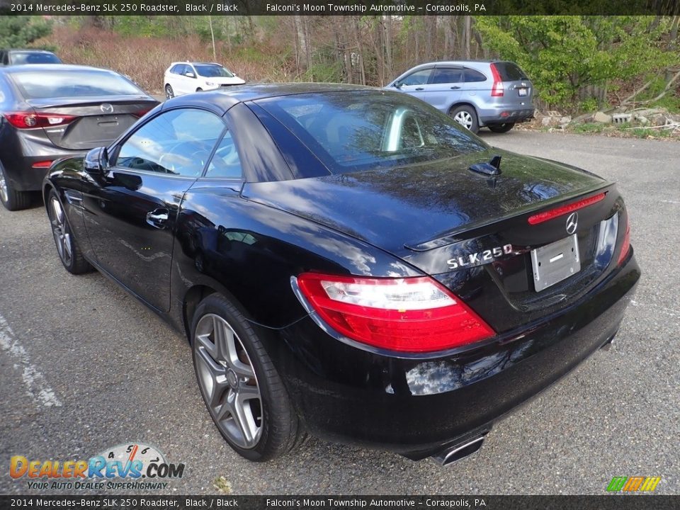 2014 Mercedes-Benz SLK 250 Roadster Black / Black Photo #2