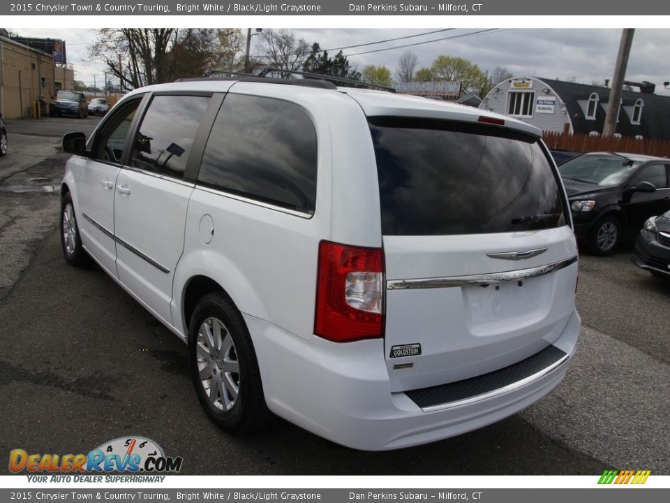2015 Chrysler Town & Country Touring Bright White / Black/Light Graystone Photo #7