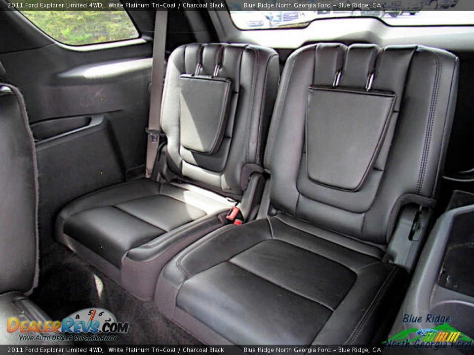2011 Ford Explorer Limited 4WD White Platinum Tri-Coat / Charcoal Black Photo #13
