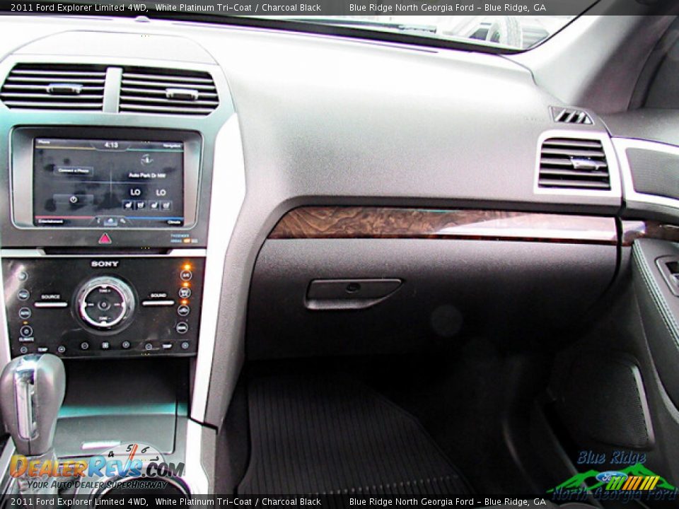 2011 Ford Explorer Limited 4WD White Platinum Tri-Coat / Charcoal Black Photo #15
