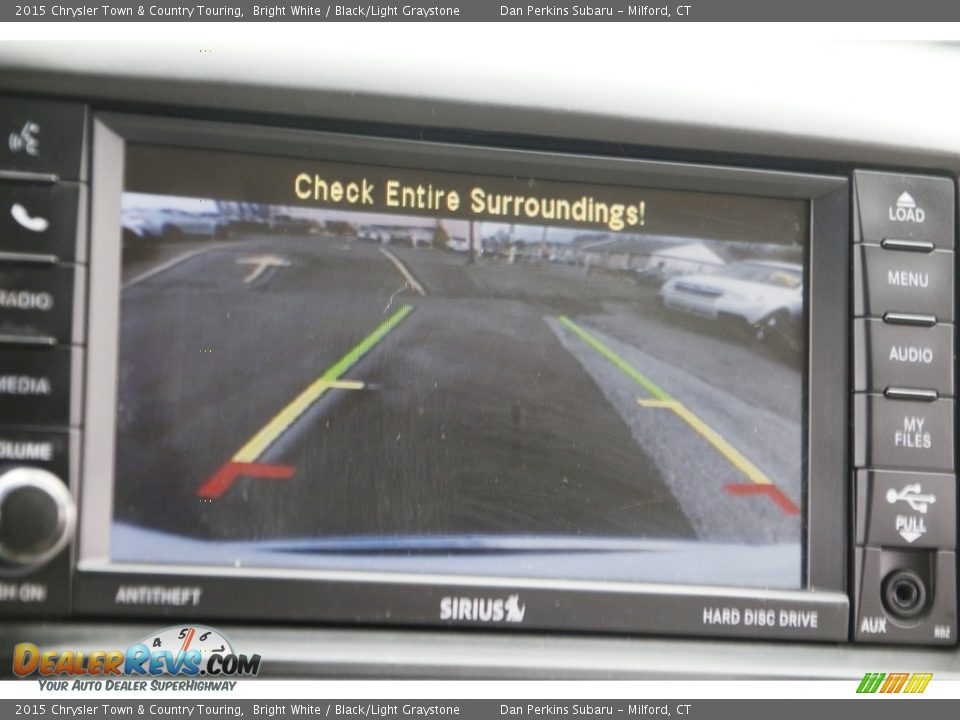 2015 Chrysler Town & Country Touring Bright White / Black/Light Graystone Photo #18