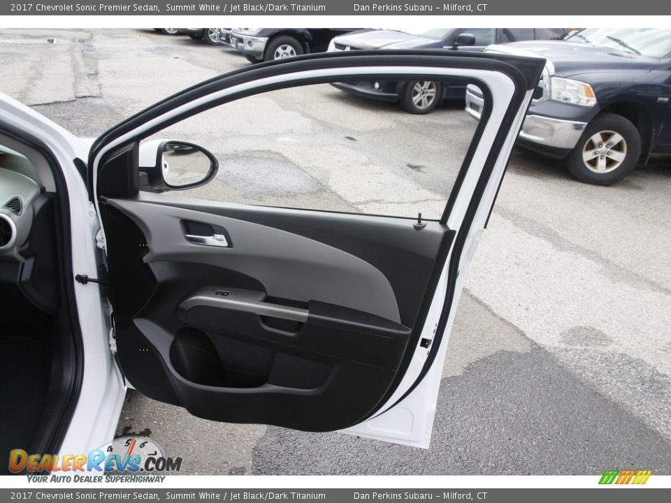 Door Panel of 2017 Chevrolet Sonic Premier Sedan Photo #16