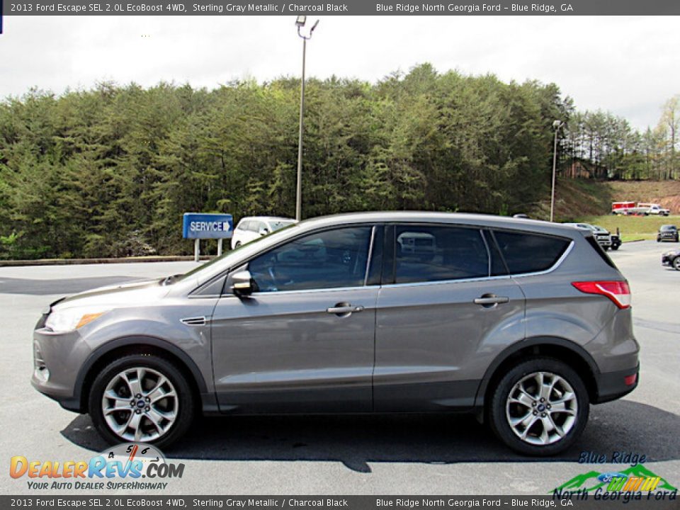 2013 Ford Escape SEL 2.0L EcoBoost 4WD Sterling Gray Metallic / Charcoal Black Photo #2