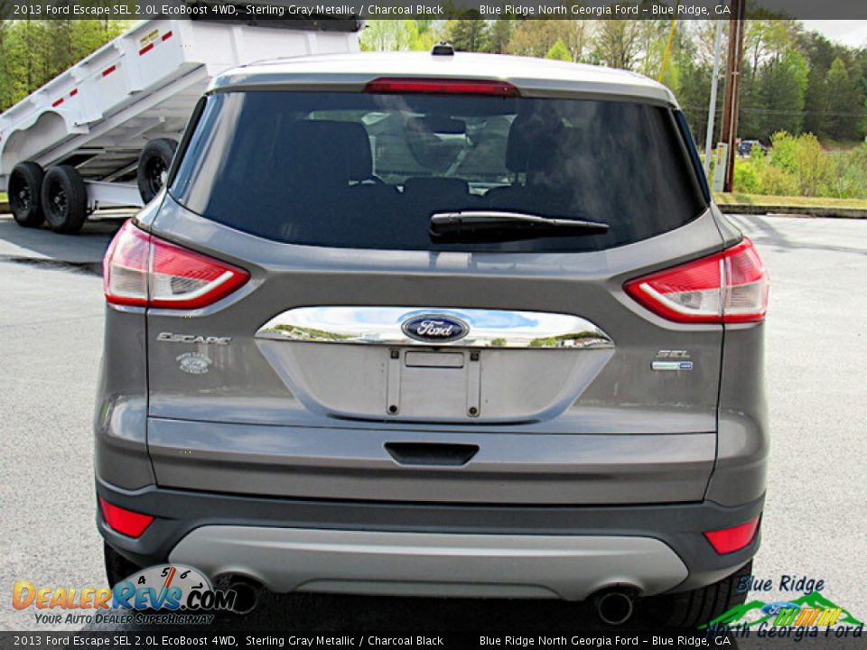 2013 Ford Escape SEL 2.0L EcoBoost 4WD Sterling Gray Metallic / Charcoal Black Photo #4