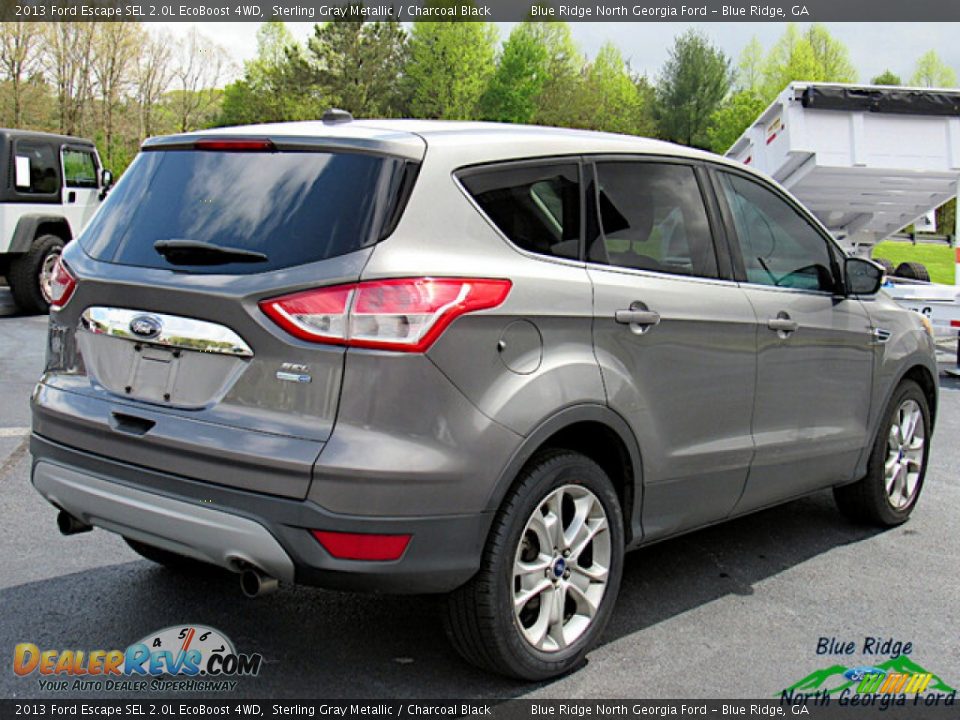 2013 Ford Escape SEL 2.0L EcoBoost 4WD Sterling Gray Metallic / Charcoal Black Photo #5