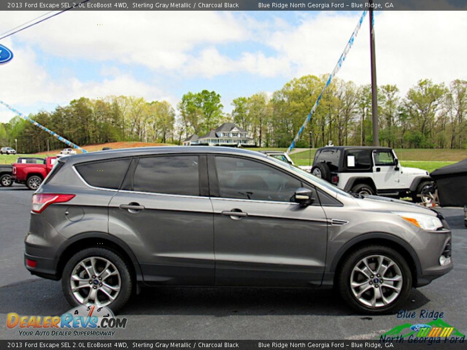 2013 Ford Escape SEL 2.0L EcoBoost 4WD Sterling Gray Metallic / Charcoal Black Photo #6