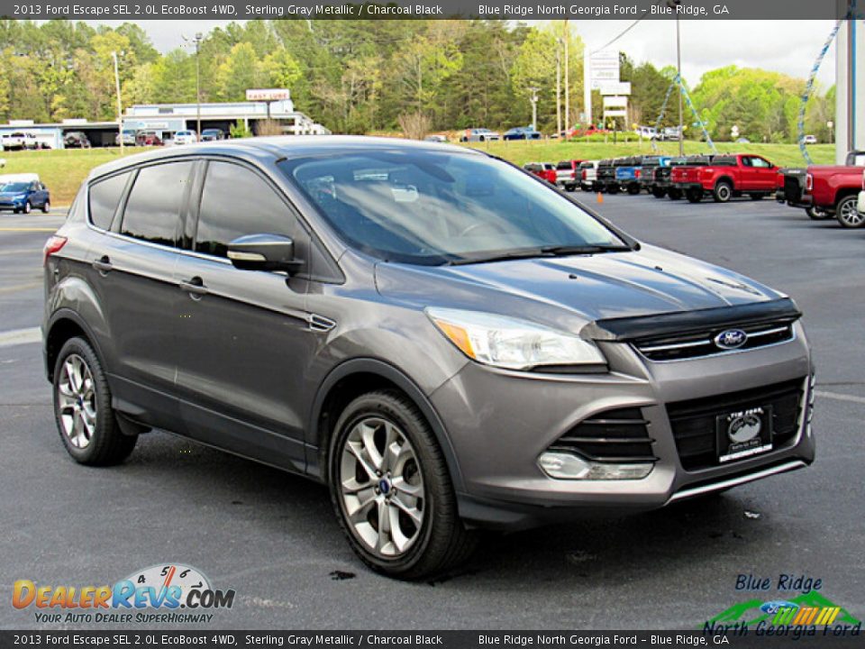 2013 Ford Escape SEL 2.0L EcoBoost 4WD Sterling Gray Metallic / Charcoal Black Photo #7