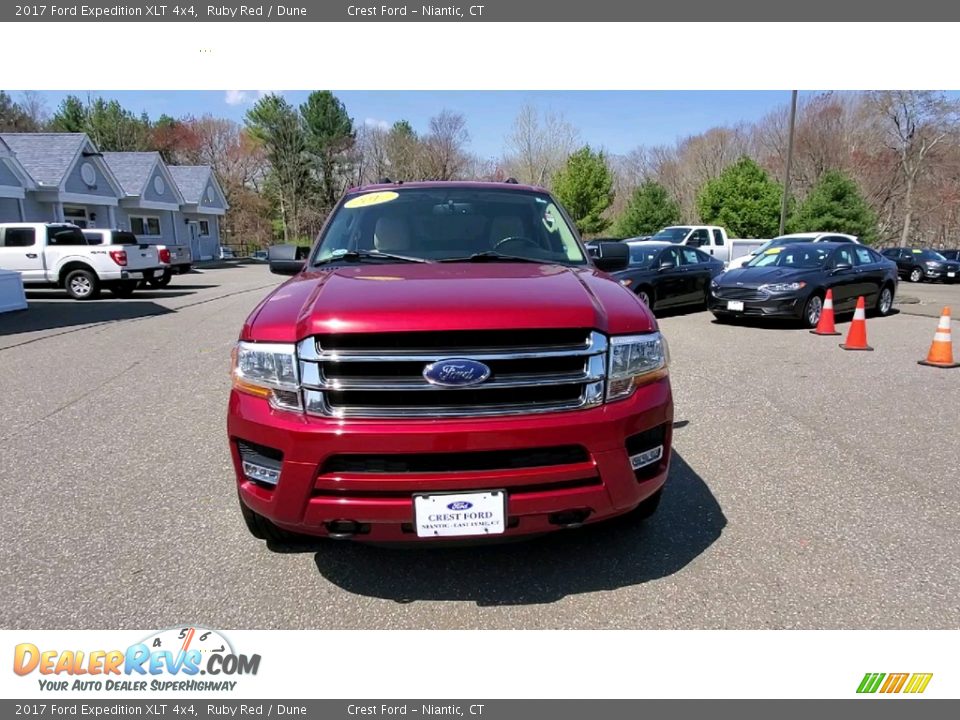 2017 Ford Expedition XLT 4x4 Ruby Red / Dune Photo #2