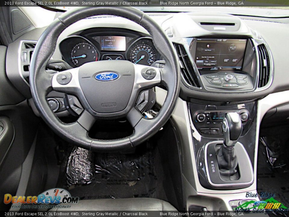2013 Ford Escape SEL 2.0L EcoBoost 4WD Sterling Gray Metallic / Charcoal Black Photo #15