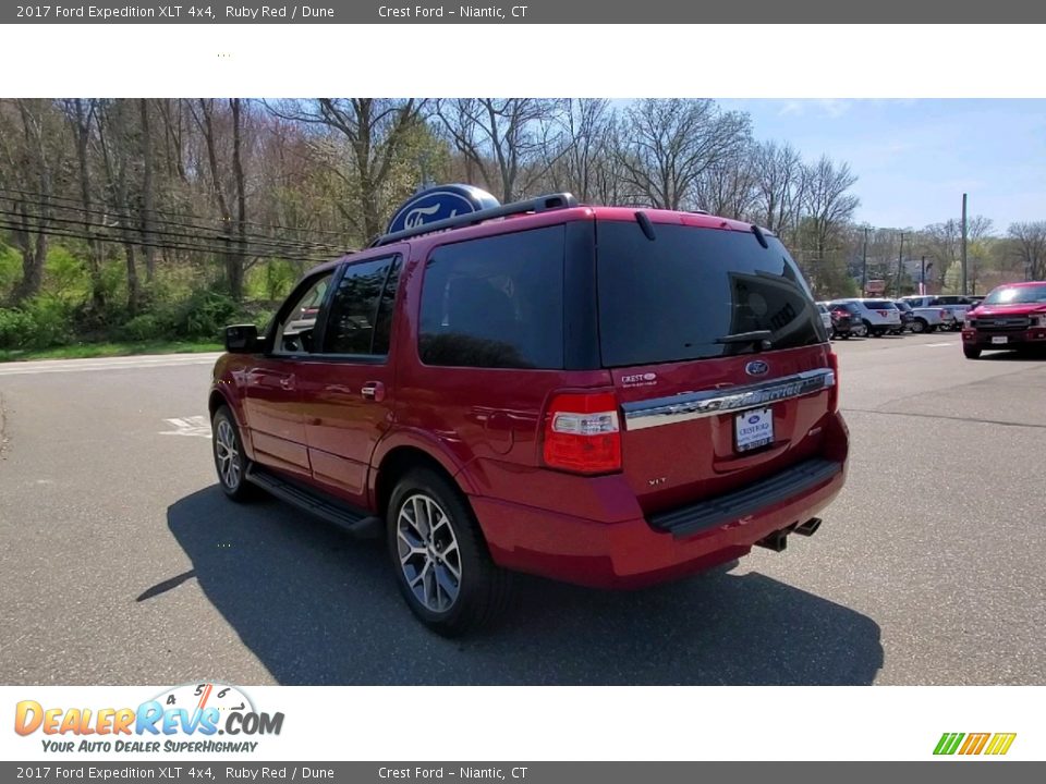 2017 Ford Expedition XLT 4x4 Ruby Red / Dune Photo #5