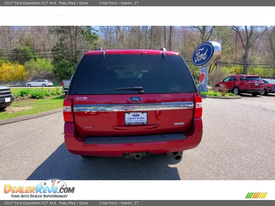 2017 Ford Expedition XLT 4x4 Ruby Red / Dune Photo #6