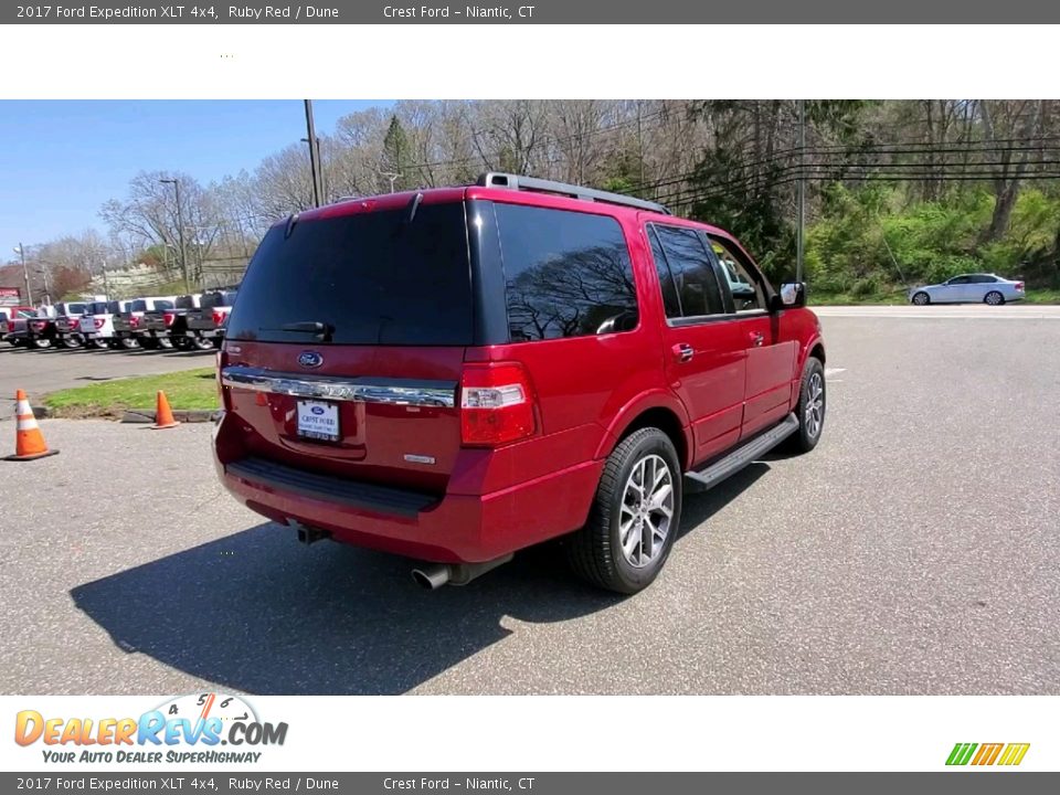 2017 Ford Expedition XLT 4x4 Ruby Red / Dune Photo #7