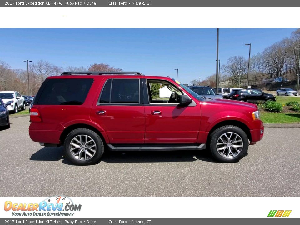 2017 Ford Expedition XLT 4x4 Ruby Red / Dune Photo #8