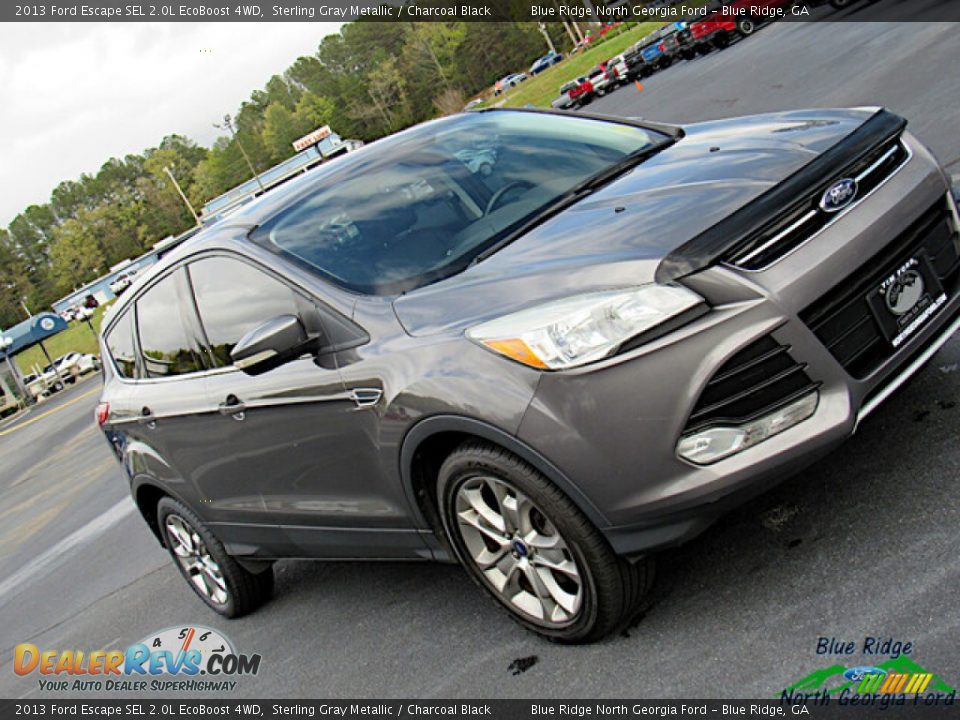 2013 Ford Escape SEL 2.0L EcoBoost 4WD Sterling Gray Metallic / Charcoal Black Photo #26