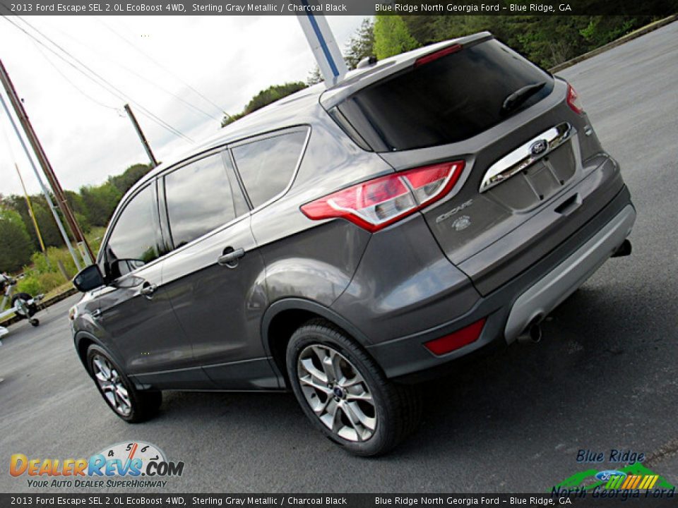 2013 Ford Escape SEL 2.0L EcoBoost 4WD Sterling Gray Metallic / Charcoal Black Photo #28