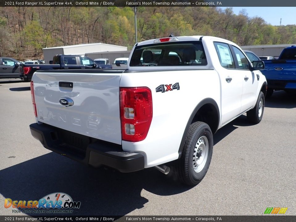 2021 Ford Ranger XL SuperCrew 4x4 Oxford White / Ebony Photo #2