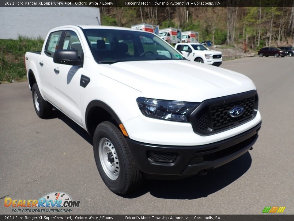 2021 Ford Ranger XL SuperCrew 4x4 Oxford White / Ebony Photo #3