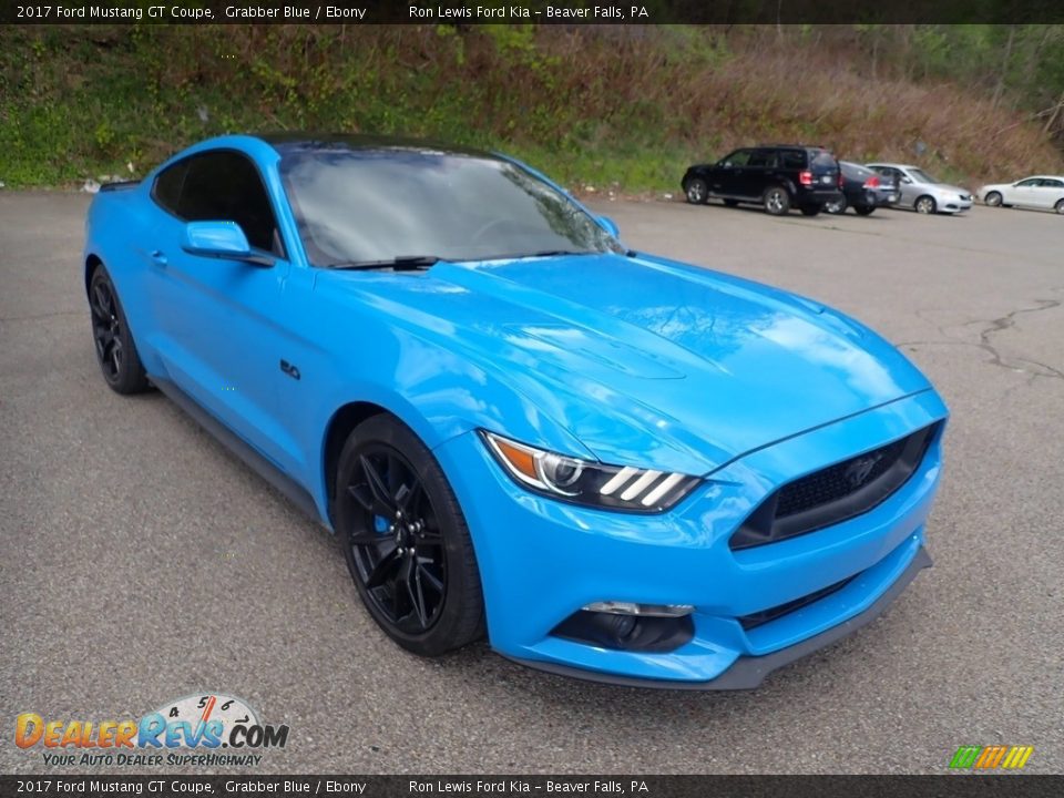 2017 Ford Mustang GT Coupe Grabber Blue / Ebony Photo #3