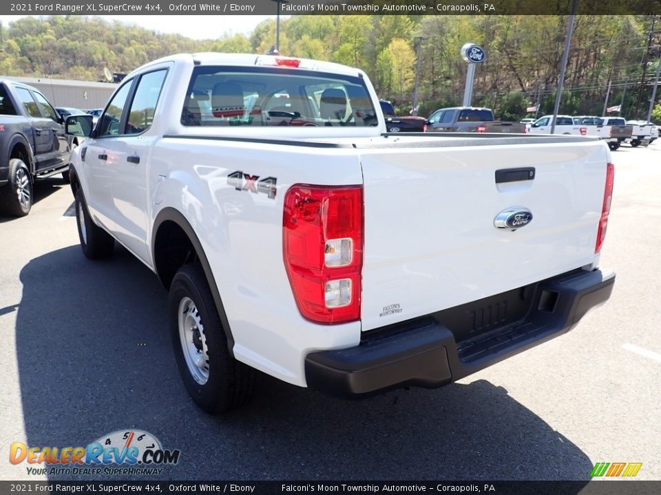 2021 Ford Ranger XL SuperCrew 4x4 Oxford White / Ebony Photo #6