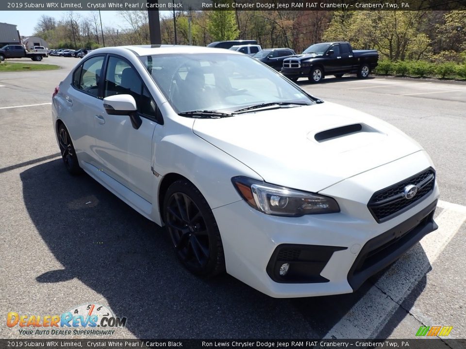 2019 Subaru WRX Limited Crystal White Pearl / Carbon Black Photo #2