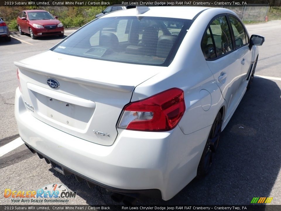 2019 Subaru WRX Limited Crystal White Pearl / Carbon Black Photo #3