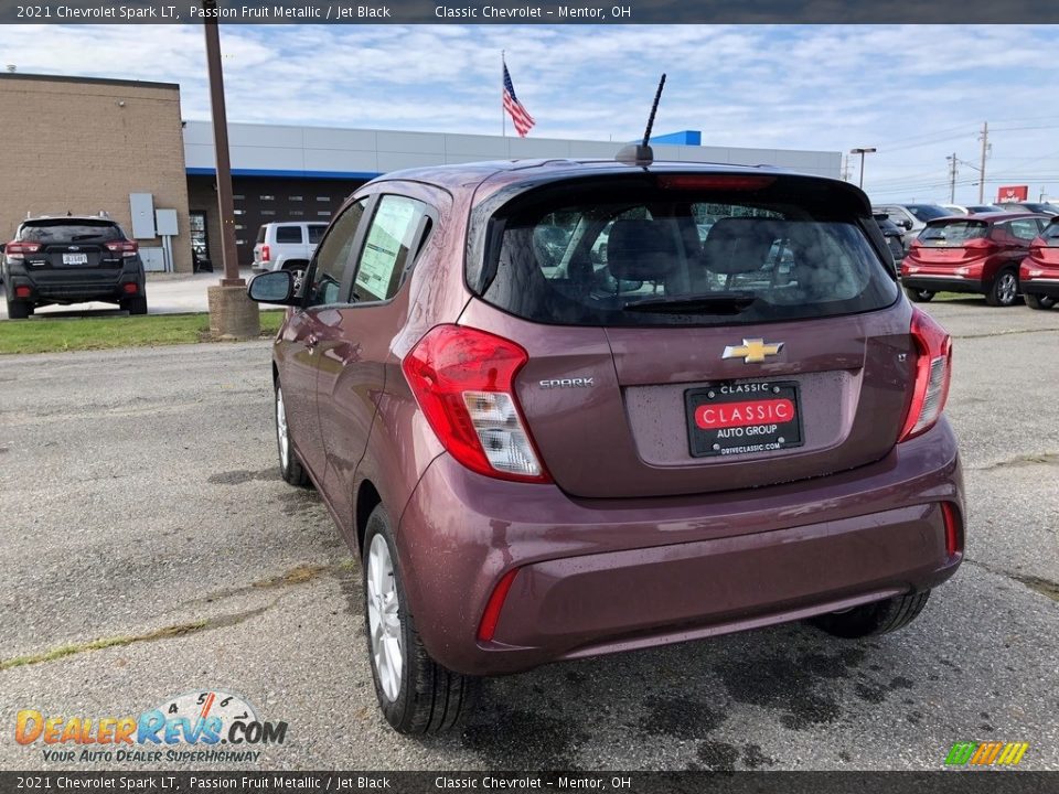 2021 Chevrolet Spark LT Passion Fruit Metallic / Jet Black Photo #4