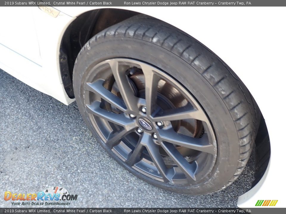 2019 Subaru WRX Limited Crystal White Pearl / Carbon Black Photo #5