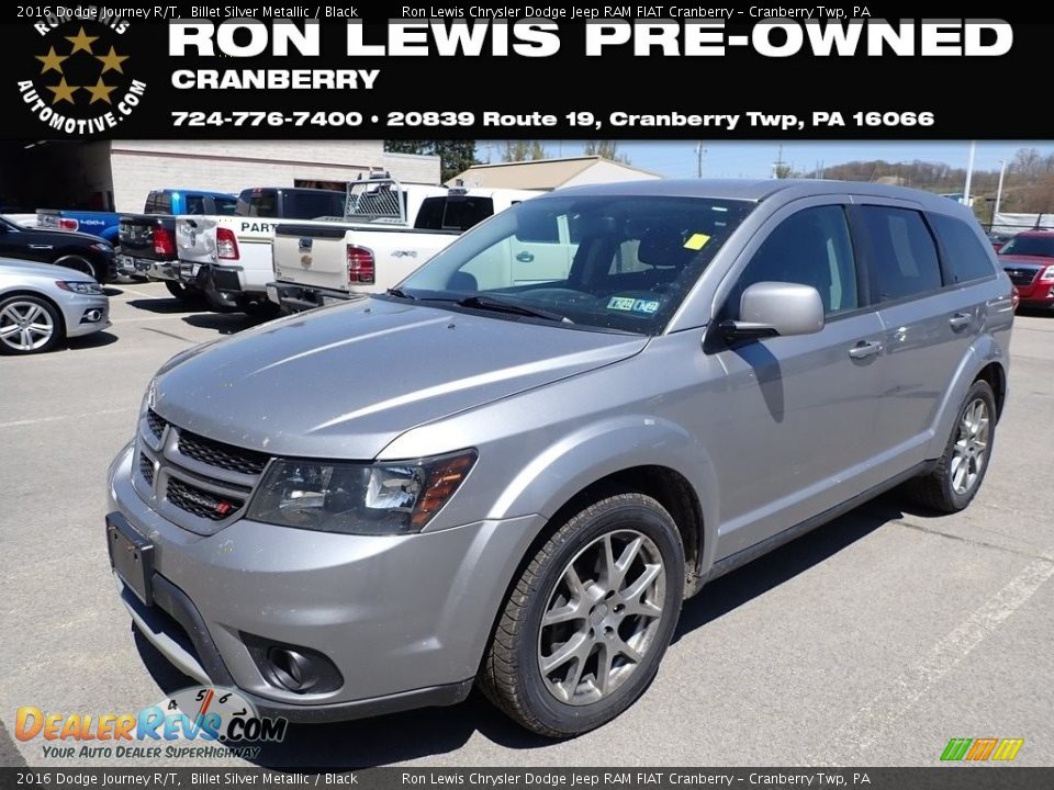 2016 Dodge Journey R/T Billet Silver Metallic / Black Photo #1