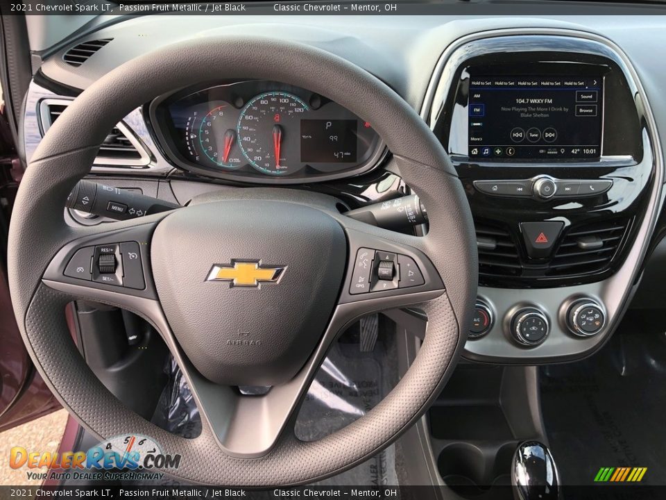 2021 Chevrolet Spark LT Passion Fruit Metallic / Jet Black Photo #7